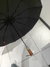京东京造 总裁 全自动雨伞三折加大折叠商务复古自动木柄伞 蓝色23寸105cm 实拍图