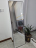 【京东物流】全身镜落地穿衣镜玻璃大镜子宿舍高清试衣镜挂墙服装 经典黑 160*50-摆挂两用-86%购买 实拍图