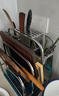 美厨物语厨房置物架刀架304不锈钢菜刀架锅盖砧板架筷笼收纳刀具一体架 实拍图