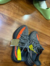 阿迪达斯Yeezy350椰子透气青少年学生灰橙运动鞋 36.5 实拍图