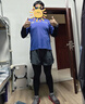 悠途（UTO）压缩速干衣套装男滑雪登山户外运动保暖内衣黑灰色(男款）XL 实拍图