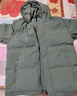 京东京造羽绒服男鸭绒加厚防寒工装面包服短款冬季外套衣服 橄榄绿 L 实拍图