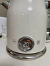 美的（Midea）艺术家电热水壶  烧水壶自动断电保温一体  1.6L大容量电热水壶 316L不锈钢恒温壶 精准控温 63-Q 实拍图