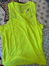 必迈新款跑步运动训练背心健身吸汗轻薄工字背心吸湿排汗 荧光绿【男】 XL 实拍图