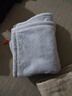 三利7A抗菌毛巾2条A类吸水加厚140g男女洗脸洗澡家用干发大面巾 蓝/灰 实拍图