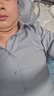柒牌【7A抗菌2A防螨/胶条衬衫】长袖衬衫男2025秋季商务正装衬衣 实拍图
