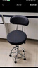 尔迈 实验室圆凳升降旋转椅皮质皮革办公车间工作凳子带靠背 固定脚 实拍图