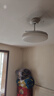 欧普（OPPLE）风扇灯吊扇灯24瓦LED照明低噪音餐厅卧室吊灯灯具包安装 冰风白 实拍图