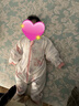 贝肽斯婴儿睡袋暖姜恒温儿童分腿睡袋婴幼儿防踢被睡衣四季双层 甜梦S 实拍图