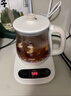 LOTOR养生壶迷你煮茶器烧水花茶恒温一体电热水壶办公室全玻璃炖煮茶炉煎中药小型养生杯一人 【数显预约定时】滤桶款全玻璃壶 1L 实拍图