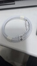华为（HUAWEI）6A数据线充电线 USBType-C转USBType-C/线长1.8m/高品质线芯原装 白色CC800 实拍图
