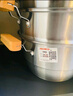 爱仕达（ASD）蒸锅304不锈钢三层家用蒸煮炖汤锅 28CM加高双层蒸笼·原木系列G1 实拍图