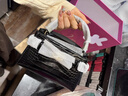 CHARLES&KEITH鳄鱼纹凯莉包手提斜挎婚包包女包生日礼物CK2-50270880-1 Black黑色 S 实拍图