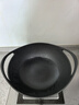 归.禾器 铸铁锅双耳少油烟无涂层老式加厚家用炒锅电磁炉通用炒菜锅 无涂层炒锅-玻璃盖款 32cm 实拍图
