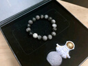银千惠999纯银手链男士黑耀石手串男生转运珠轻奢生日礼物送男朋友老公 六字箴言银耀石手串+星芒礼盒 精美礼盒/时尚潮流/配首饰证书/高端轻奢男生礼物 实拍图