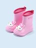 牧童儿童雨鞋3-7岁男女童雨靴卡通轻便幼儿园宝宝水鞋 粉色小兔子 160 实拍图