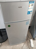 奥克斯小冰箱家用小型迷你冷藏冷冻两用出租房宿舍用节能省电寝室办公室电冰箱 【全国联保】48A166D银【节能省电】 实拍图