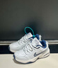 耐克轻便训练鞋老爹鞋冬季健身缓震运动NIKE MONARCH 4 415445 102白色/金属银/深藏青 38 (240mm) 实拍图