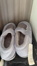 京东京造家居包脚棉拖鞋 轻简毛绒保暖包跟棉拖鞋男款 灰色42-43  JZ-3222 实拍图