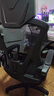 锦汐 电脑椅家用办公椅子靠背人体工学椅学习转椅老板座椅游戏电竞椅 【可后躺】黑框黑网 实拍图