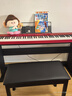 卡西欧（CASIO）电钢琴便携PX-S1100/PXS3100重锤88键智能触屏火星红成人专业考级 PXS1100红+定制一体木架三踏 实拍图