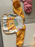 beedoll蓓兜儿童罩衣围兜防水防脏婴儿护衣饭兜宝宝画画围裙 小熊+小猪 实拍图