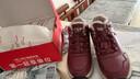 足力健老人鞋冬季中老年加厚加绒户外石墨烯保暖鞋2493205J 女-酒红 38  实拍图