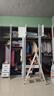 星奇堡 家用梯子工程梯折叠多功能人字梯伸缩室内加厚两用梯子 加厚五步梯-白色 实拍图