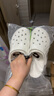 卡骆驰（crocs）经典云朵Clog女沙滩洞洞鞋凉拖鞋206750 206750-100  38  实拍图