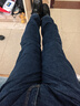 真维斯（JEANSWEST）牛仔裤男士2025秋冬季商务宽松直筒加绒保暖裤男蓝色加绒38 实拍图