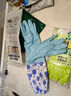 家务加绒洗碗手套女厨房耐用防水防油家务清洁刷碗洗衣服橡胶手套 加绒洗碗手套3双（三色混发） 实拍图