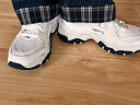 李宁红糖丨26马年休闲鞋女鞋通勤老爹鞋减震厚底鞋增高潮流百搭运动鞋 红糖大logo白/银色(128款)-6 37.5 实拍图