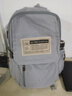 新潮代背包男帆布大容量旅行双肩包休闲初中大学生情侣书包潮简约电脑包 加大号薄雾灰【可放17寸电脑】 实拍图