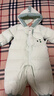 巴拉巴拉童装婴儿羽绒服连体衣宝宝2025新款冬装加厚保暖哈衣爬服萌趣造型 绿色恐龙-白鸭绒 90 cm-充绒量93g 实拍图