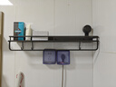 浴室置物架卫生间免打孔吸盘式毛巾架厕所洗漱台洗澡间墙上收纳架 60cm双层-带杆带勾【掉落包赔】 实拍图