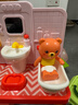 欣格新款过家家仿真洗澡幼儿早教电子上厕所马桶如厕训练模拟拉粑粑小女孩子益智早教玩具生日礼物粉色 实拍图