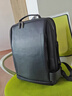 COUBER.G品牌商务双肩包男牛皮拼接15.6英寸电脑包轻便通勤大容量背包男 商务黑 30cm*15+5cm*42cm【30L】 实拍图