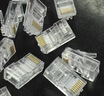 秋叶原（CHOSEAL）超六类非屏蔽水晶头 RJ45万兆工程级网络连接器 Cat6a类电脑8p8c网线接头 10个装 QS9095Z10 实拍图