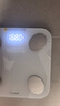 云麦智能心率体脂秤mini5 充电家用电子秤体重秤高精准73项身体数据监测管理 塑形减脂称重 云绒白 实拍图