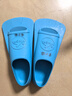 英发（YINGFA）游泳脚蹼 专业训练舒适自由泳浮潜提速助划软橡胶蛙鞋彩蓝 XXXS码 实拍图