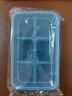 迷你家用冰块模具辅食格辅食冰格制冰模具婴儿冷冻制冰盒夏季必备 6格冰格【灰色】2个 实拍图