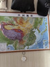北斗2025年中国世界3d凹凸立体地形图套装浮雕地理挂图三维地貌图学生教学文具生日礼物儿童学习用品 2025【58*43厘米经典边框】中国世界地形图 实拍图