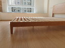 小半实木床双人床北欧日式小户型卧室樱桃木床家具1.8米x2米稳稳床 实拍图