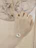 银千惠999纯银平安扣施华洛世奇项链女款玉髓吊坠轻奢生日礼物送女友 杏运微光项链/镶施华洛世奇水晶+七仓配送/当次日达 2026年新款女生礼物/配证书/高级感玫瑰花礼盒送老婆 实拍图