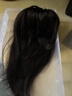 瑞贝卡（Rebecca）假发女100%真人发丝遮白发假发片增加发量空气刘海隐形头顶补发片 空气刘海 自然黑 25cm 机制工艺 实拍图