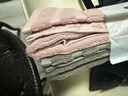 京东京造 98g倍柔长绒棉CP毛巾 A类纯棉加厚强吸水男女洗脸巾 2条 粉+灰 实拍图