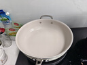 红厨有钛炒锅不粘锅平底煎炒锅无涂层天然陶瓷煎牛排炒菜锅电磁炉28cm 实拍图