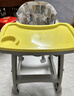 卡卡曼肯德基婴儿餐椅同款儿童宝宝餐椅0-6岁可坐多功能家用吃饭桌座椅 至尊款黄【双餐盘+坐垫+万向轮】 儿童餐椅多功能0到6岁 实拍图