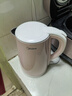 美的（Midea）电热水壶电水壶烧水壶双层防烫价保11.11 0涂层 食品级304不锈钢1500W快速沸腾1.7L大容量 HJ1705 实拍图