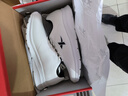 特步运动鞋男鞋跑鞋冬季皮面防水轻便减震健身休闲慢跑步鞋子男白色 实拍图